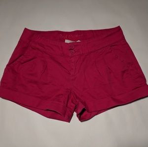 Hot Pink Cuffed 3" Inseam Shorts